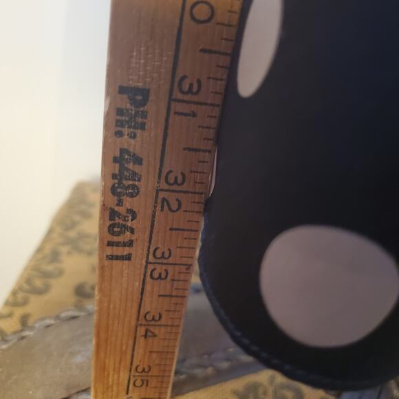 OC by OC Oleg Cassini Sz 6 Silk Halter Dress Black Polka Dot Floral Self Slip - Picture 11 of 11